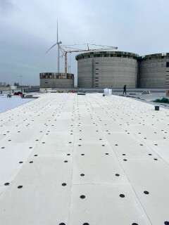 BarrierSheet PIR &ndash; FM approved PVC at Campina Farmsum.
