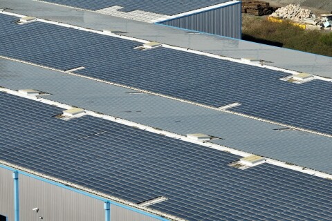 Broof(Tx) testing is mandatory in Europe but not sufficient when PV systems are involved.