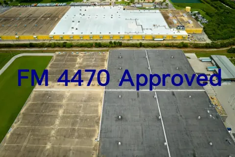 Cover board AllShield BarrierSheet is FM 4470 Approved