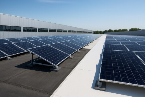 From rejected to insurable AllShield transforms combustible flat roofs into non combustible fire safe solar roofs insurers accept