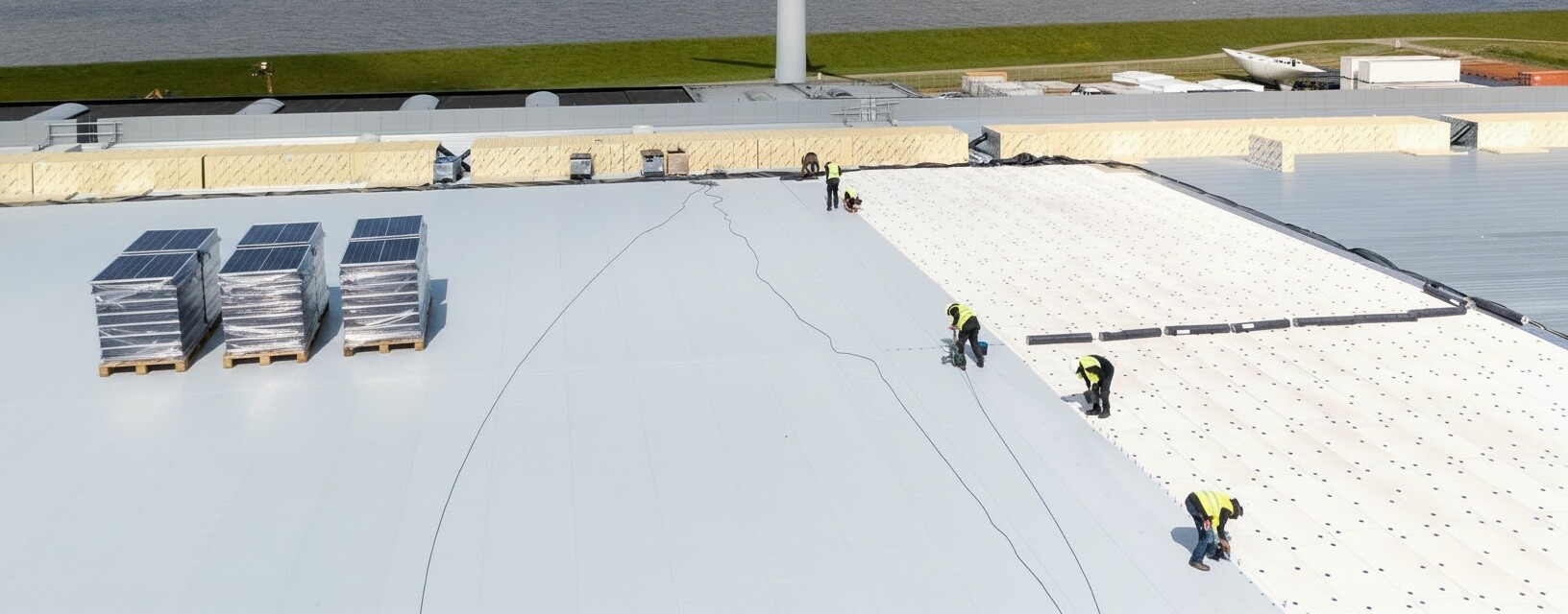 New roof fire proof for PV and insurable.
