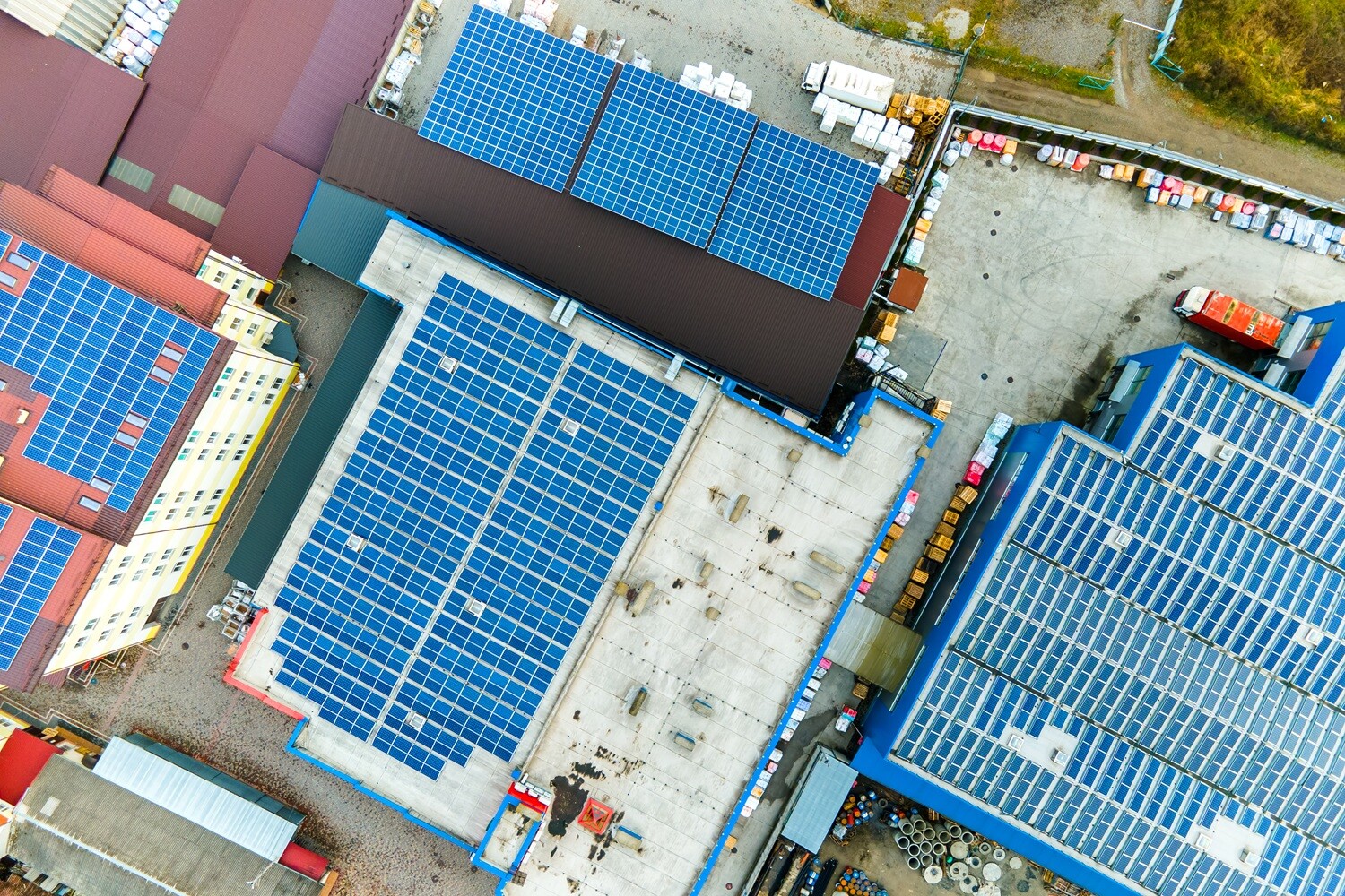 What type of solarpanels are fire safe to place on an industial roof in the end the roof is most important.
